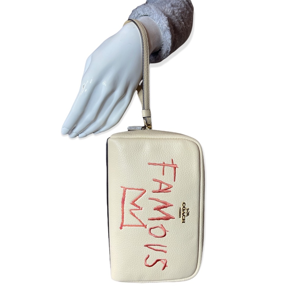 Coach X Jean Michel Basquiat Famous Clutch Wristlet Baguette